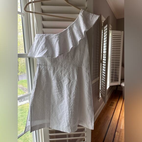 LILLY PULITZER PINEAPPLE PUCKER JACQUARD KIPTON ROMPER WHITE size 16 New - Picture 8 of 11